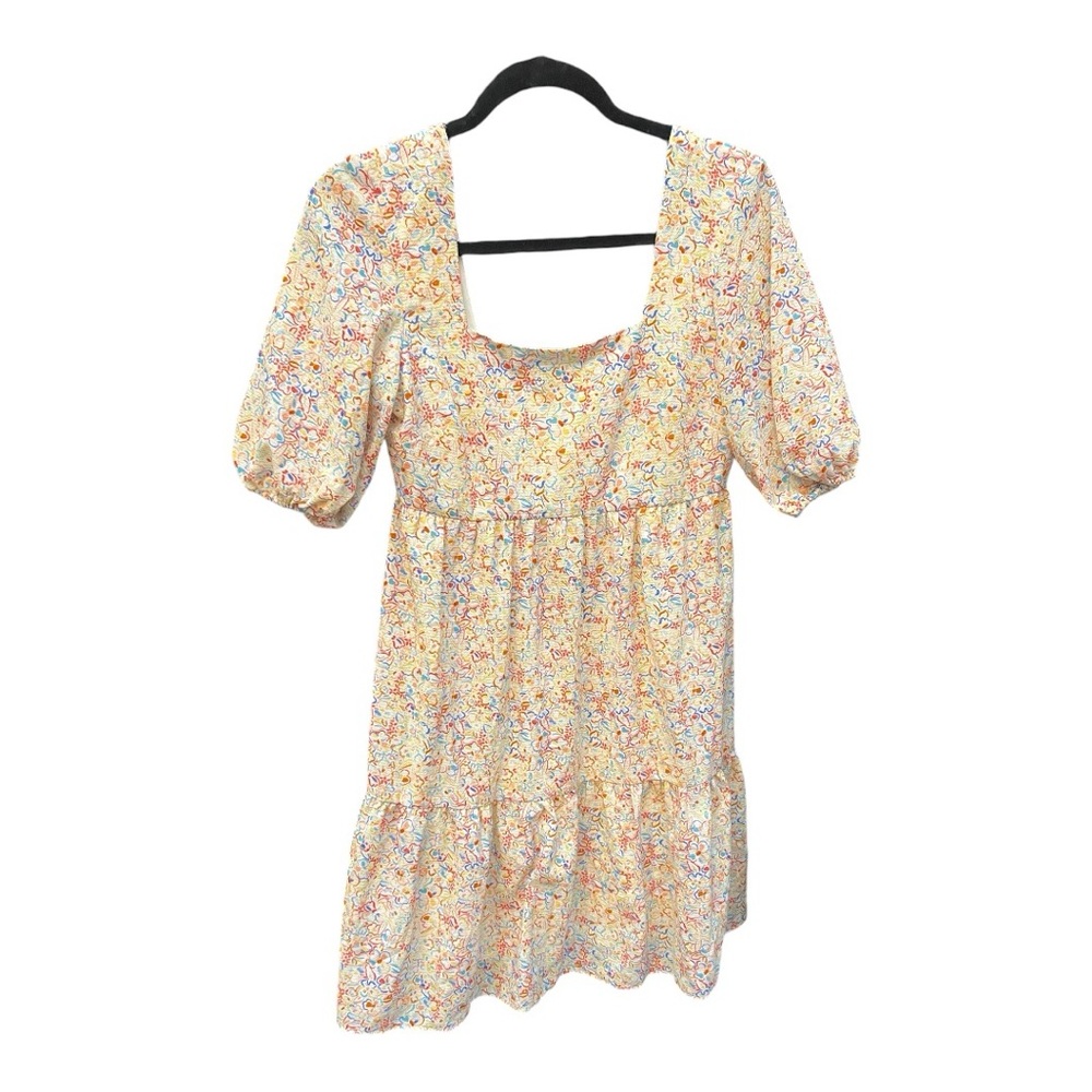 Floral a-line mini dress